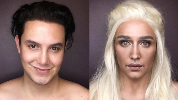Man s makeup transformation to female Game of Thrones Man s makeup transformation to female Game of Thrones