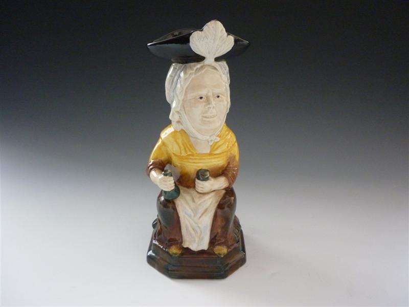 Matha Gunn toby jug. Famous Brighton bathing machine dipper